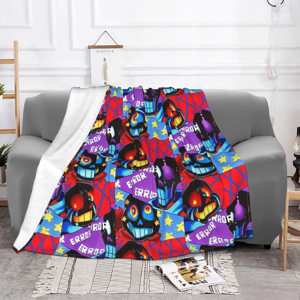 Undertale Frisk Flowey Toriel Sans Papyrus Blanket Flannel Errors Cozy Soft FLeece Bedspread