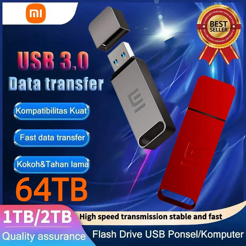 

XIAOMI 64 ТБ Оригинальный 16 ТБ 8 ТБ OTG Pendrive Key 2 ТБ Тип C Высокоскоростной портативный USB-накопитель Водонепроницаемый флэш-накопитель
