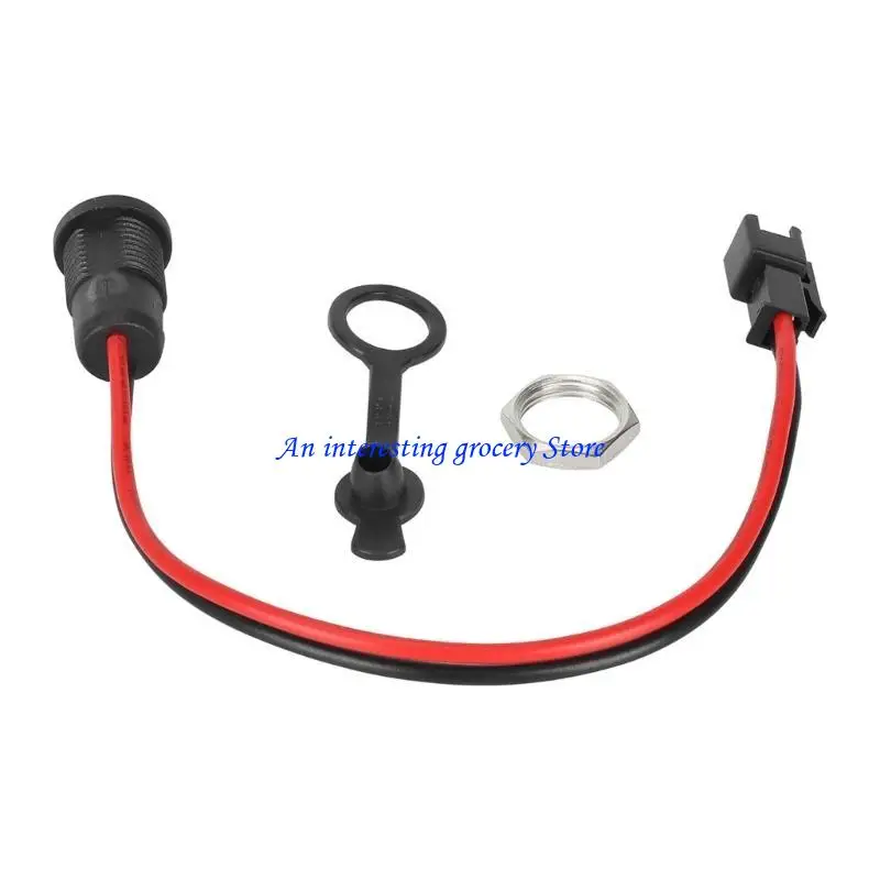 652D DC5.5x2.1mm Power  Socket High Current Female Power Adapter Easily Install