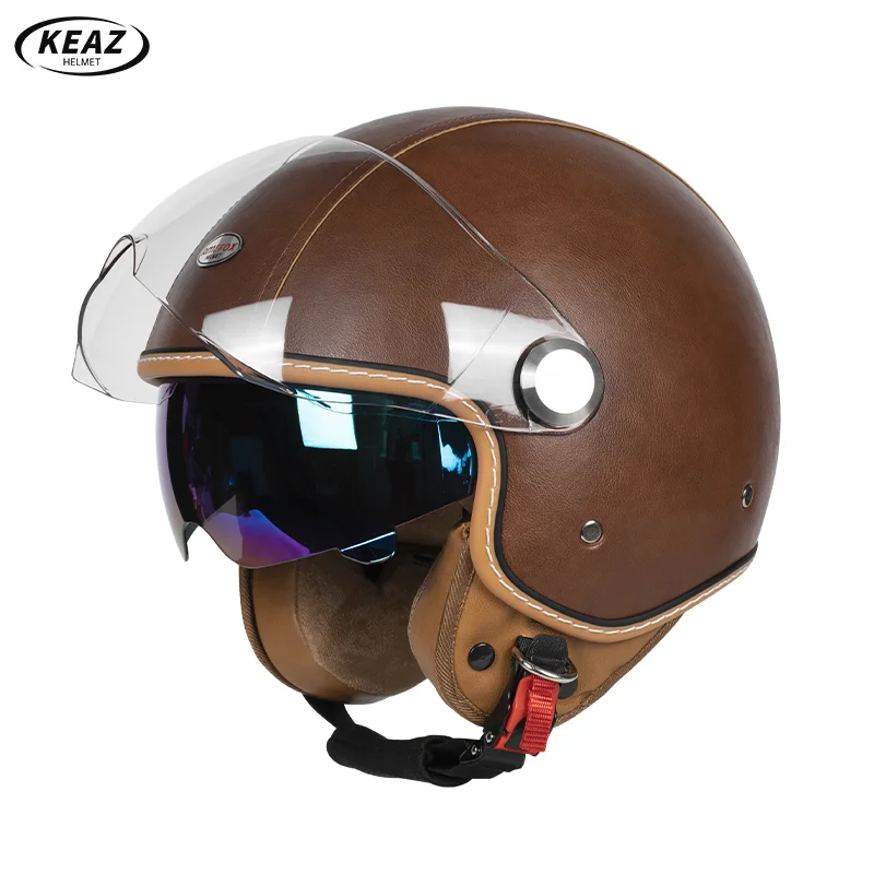 

Ultimate City Commuter 3/4 Open Face Motorcycle Helmet Combining Streamlined Design Reduce Noise Unbeatable Price for Daily Use