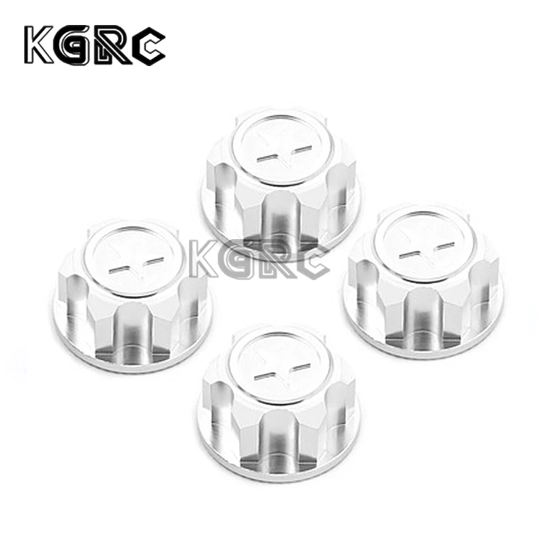 4PCS RC Car Aluminum 17mm Hex Wheel Nuts Dustproof Anti-Skid Non-slip for 1/8 TRX X-Maxx Summit E-Revo Buggy RC Truck