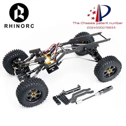 Rhino YUE LCG 1:10 zdalnie sterowany samochód gąsienicowy RTR 80A ESC S12 bezszczotkowy silnik 45KG serwo części akcesoria do zabawek