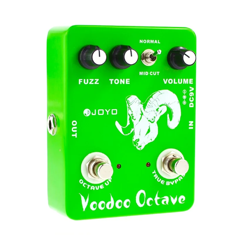 JOYO JF-12 VOODOO OCTAVE Pedal Octave Effect Guitar Effect Pedal Fuzz Mini Pedal Bass Electric Guitar Pedals True Bypass