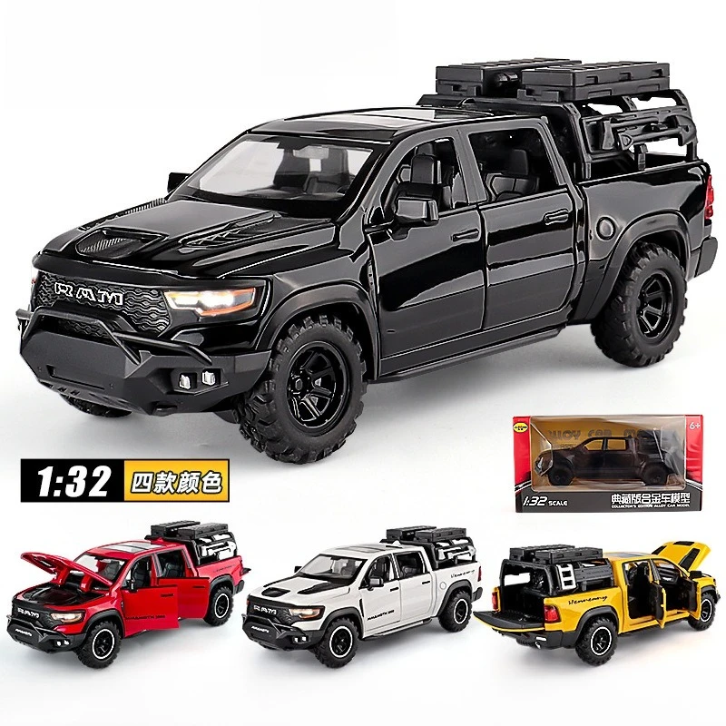 1:32 Simulation Pickup Truck Model Boy Alloy Car Gift Collection Ornaments Cross-border Toy Car