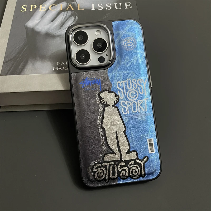 

The creative graffiti-themed Stu-style phone case is suitable for Apple iPhone 15 Pro Max. It is also applicable to iPhone 14, p