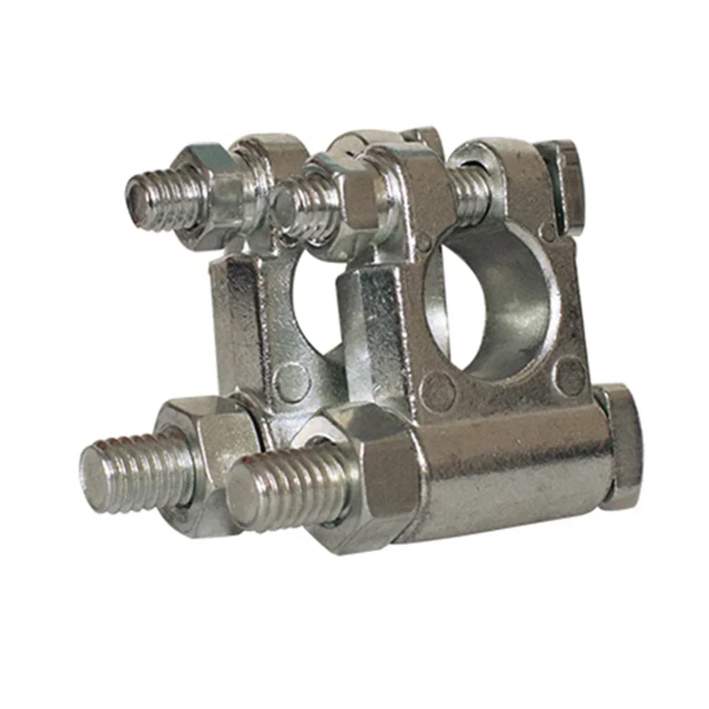 

1 пара автомобильных зажимов для аккумуляторной батареи из цинкового сплава, разъем для автомобильного аккумулятора, устройство зажигания мотоцикла, автомобильные аксессуары