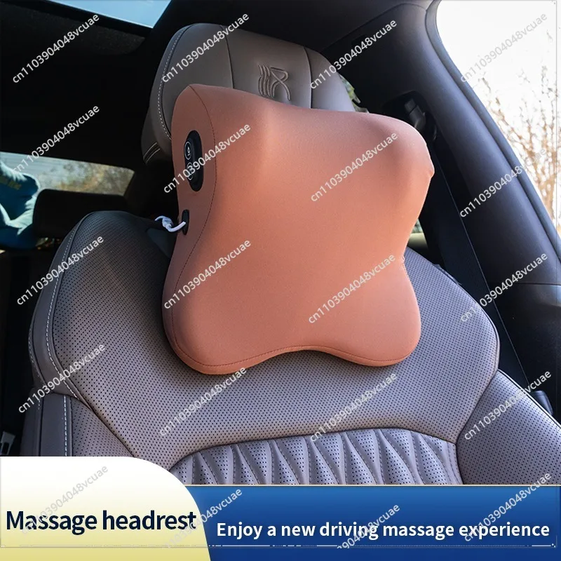 For Car Headrest, Lifting Massage One Pillow Dual Use, Neck Pillow Memory Cotton Ergonomic Yoga Fabric