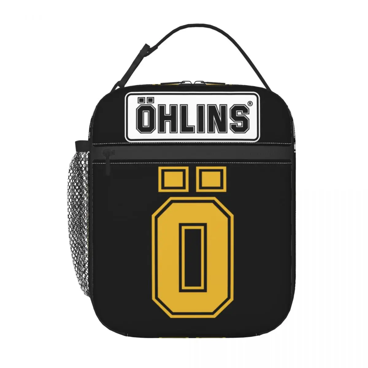 Ohlins Suspension Car Motorcycle Sport Racing Insulated Lunch Bag Shock Ohlins RXF34 M.2 Food Container Thermal Cooler Lunch Box