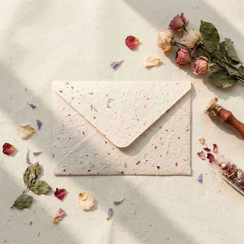 

20pcs Relief 11x16cm Envelope for Wedding Postcards Giftbox Message 150g Paper Texture Invitations Business Letters Storage Bag