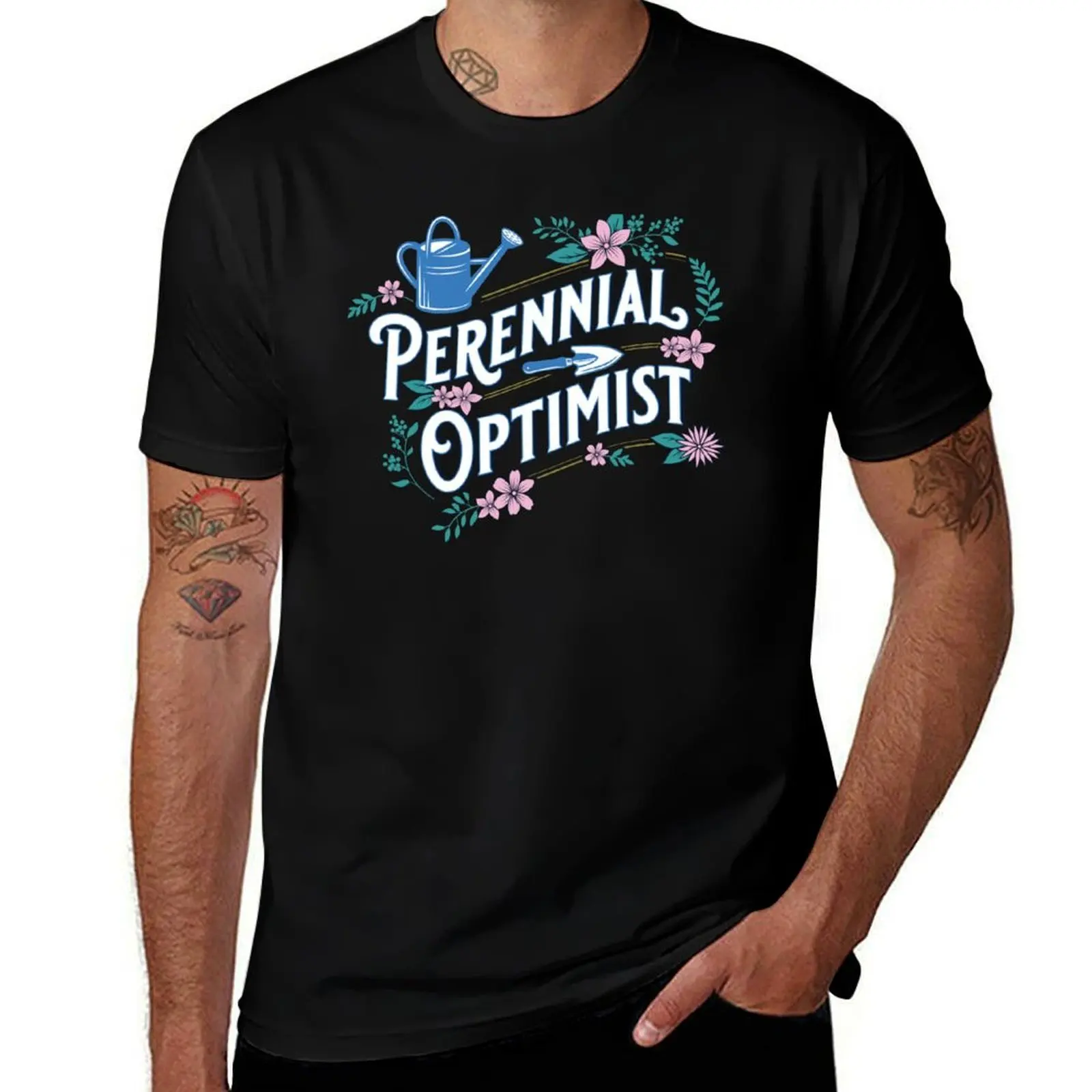 T-shirt Perennial Optimist, coupe ample, style urbain décontracté
