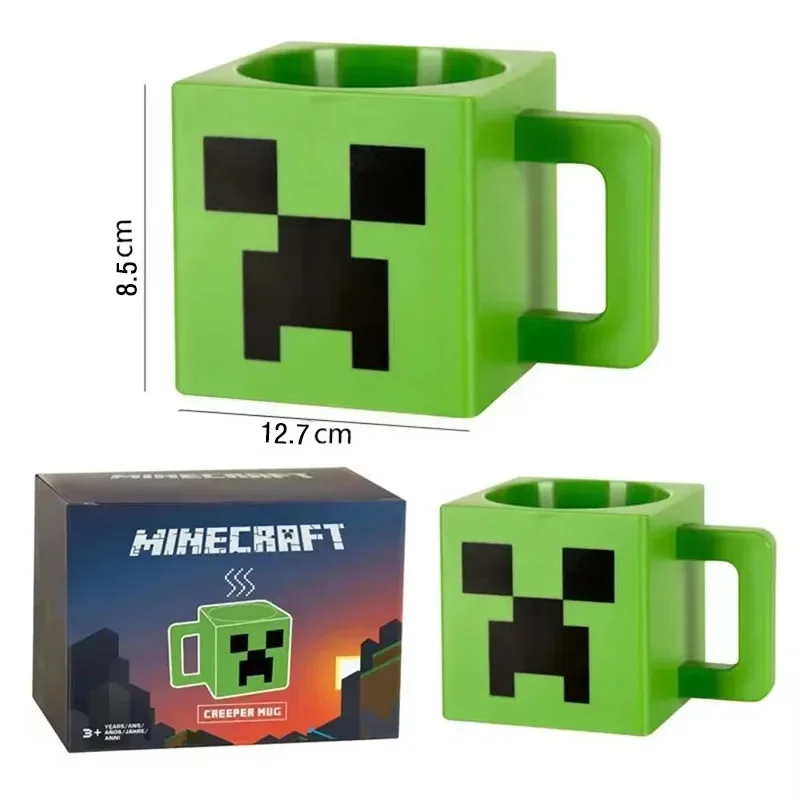 Hot Minecraft 3D Cup 230mlTNT cup coolie afraid of water grassland cup and  Alex mug Novelty mug coffee cup