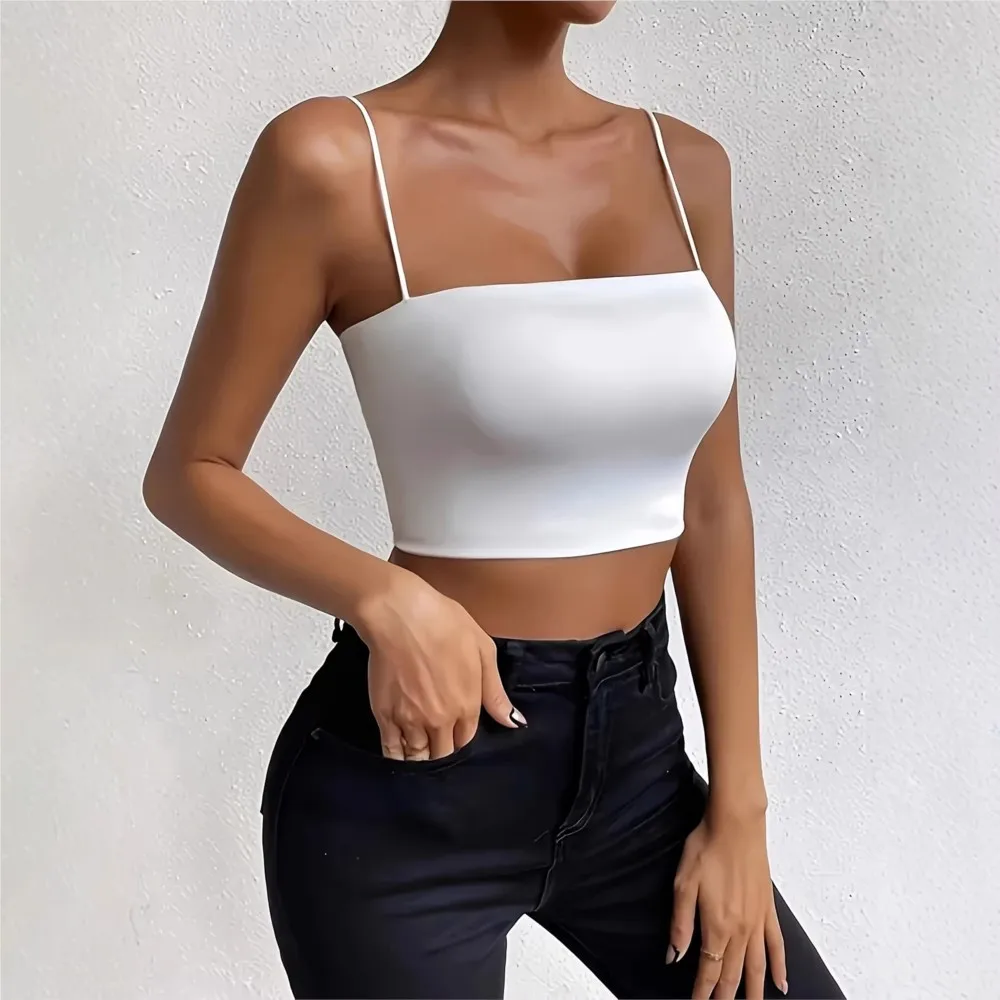 Simple And Stylish Women's Fine Halter Top Slimming And Sexy Vest