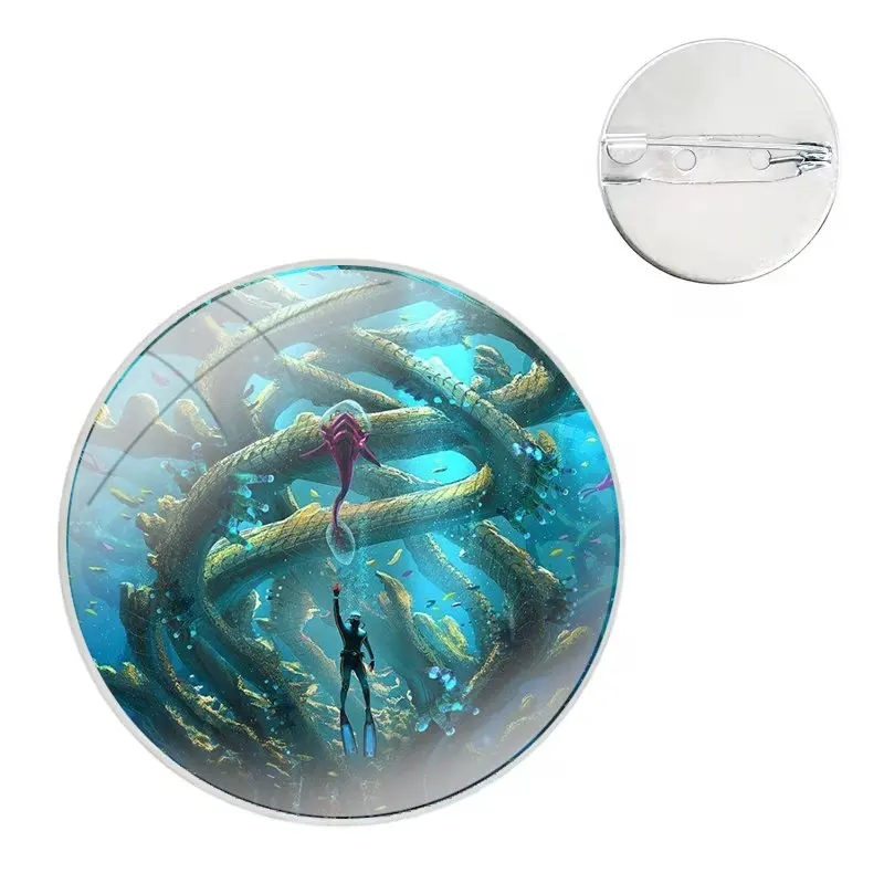 Subnautica Pin Icons Brooch Jewelry Accessories