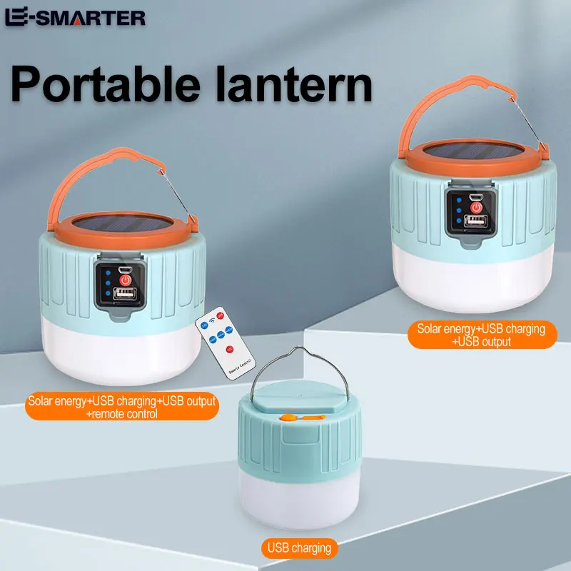 

Наружные фонари на солнечной батарее, фонари для кемпинга с зарядкой от USB, портативные фонари, Аварийные Фонари для рыбалки, барбекю, освещение для кемпинга