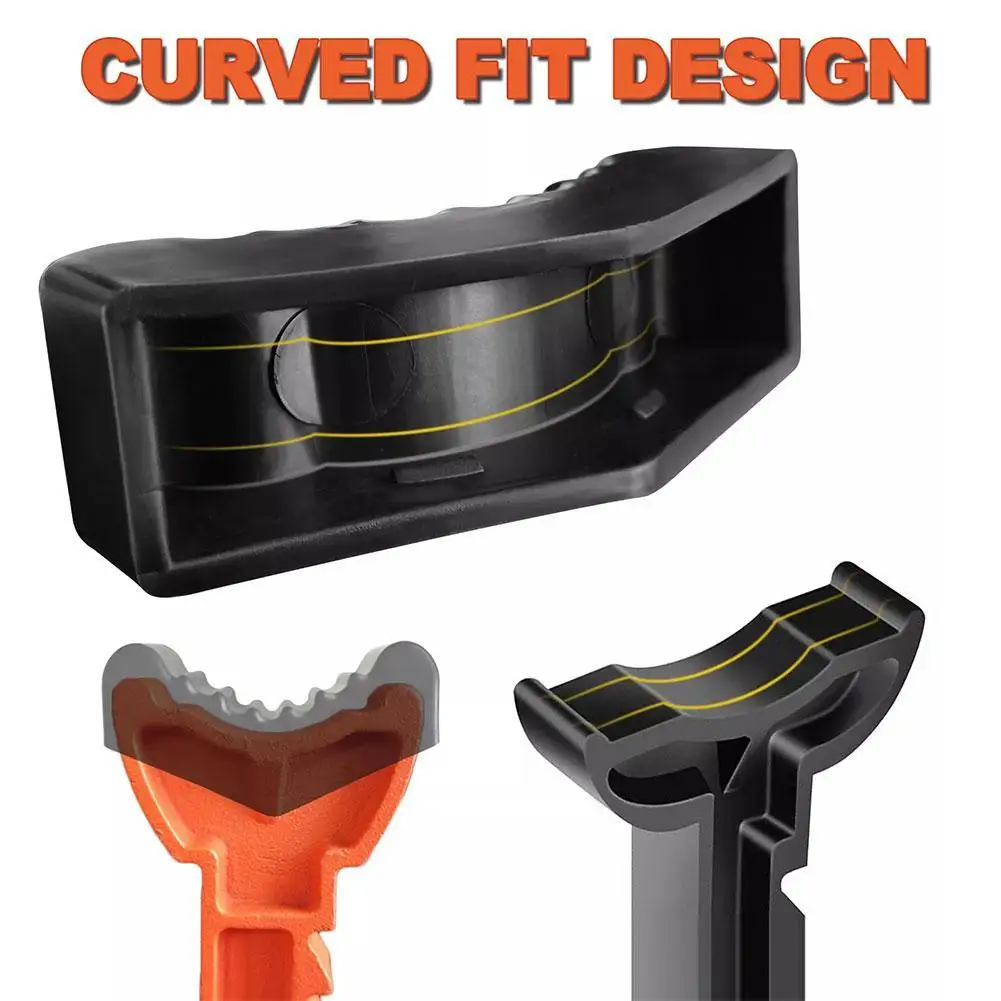 2Pcs/Set Car Slotted Lift Jack Stand Rubber Pad Floor Adapter Frame Rail Protector Heavy Duty Universal Tools Car Accessories