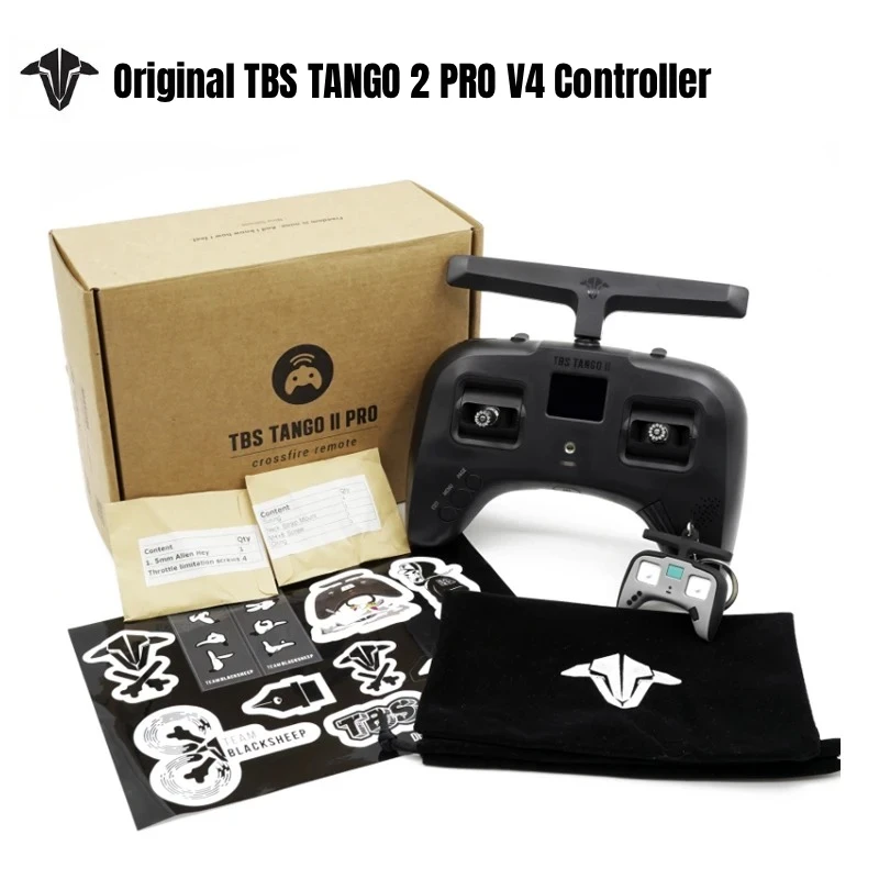TBS Tango 2 Pro V4 RC Radio Remote Control Built-in Crossfire Full Size HAll Sensor Gimbals
