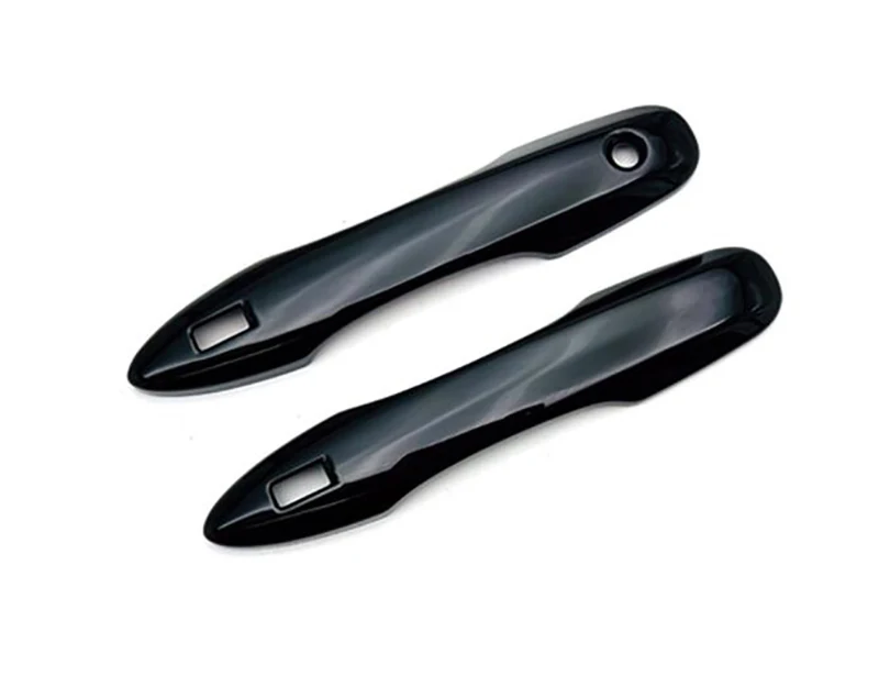 Car Accessories ABS Chrome Door Handle Cover With Smart Key Hole Catch Cap Trim Molding For Toyata Prius XW60 2022 2023