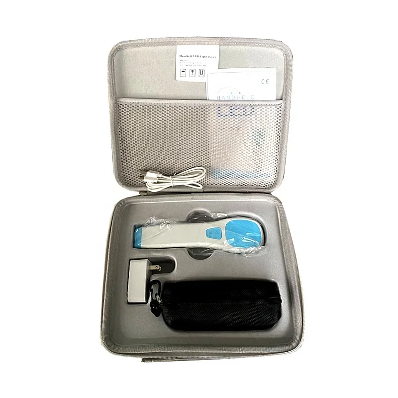 

LED light therapy skin care facial device