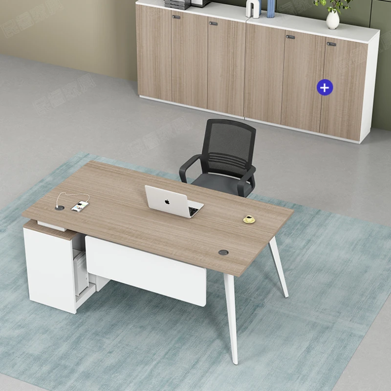 Clerk Computer Office Desk Simplicity Single Combination Wood Office Desk Game Commercial Escritorio Ordenador Furniture QF50OD