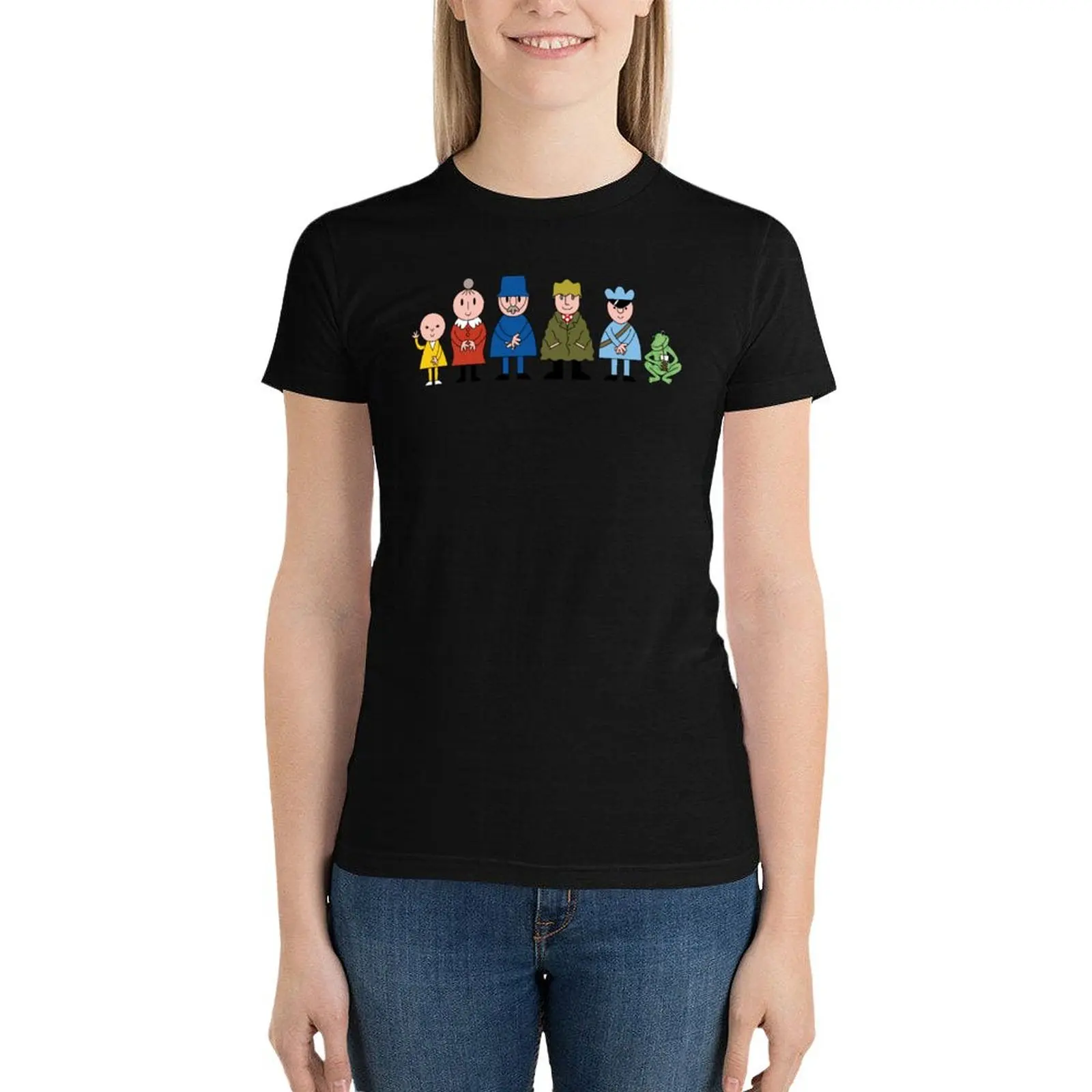 

beebthings Bod and Friends T-Shirt Blouse graphics rock and roll t shirts for Women