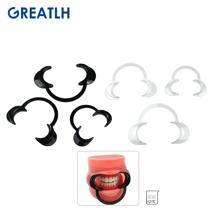

10pcs Dental Mouth Opener C Shape Mouth Gag Dental Orthodontic Tool Intraoral Cheek Lip Retractor Mouth Spreader Lip Opener