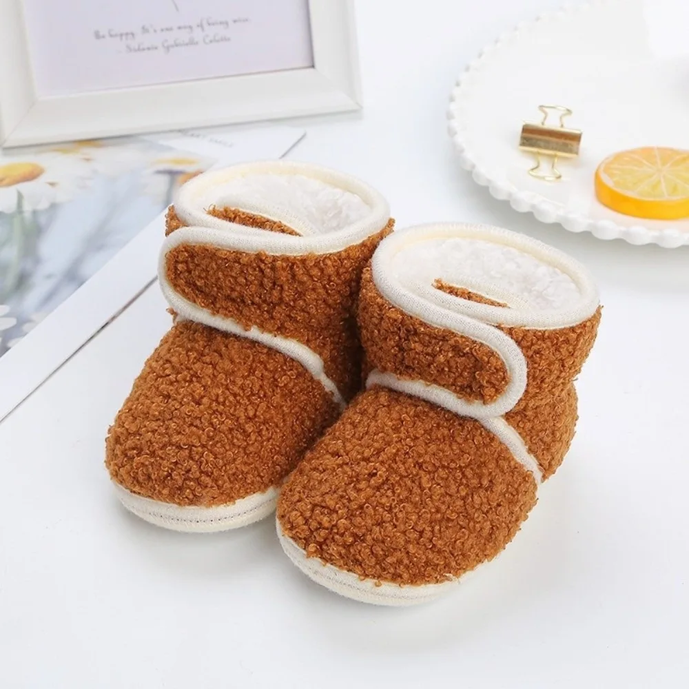 

New Winter Warm Newborn Shoes Soft Slipper Casual Infant Girls Boys Comfortable Toddler Crib Boots Anti-Slip Socks Girls Boys