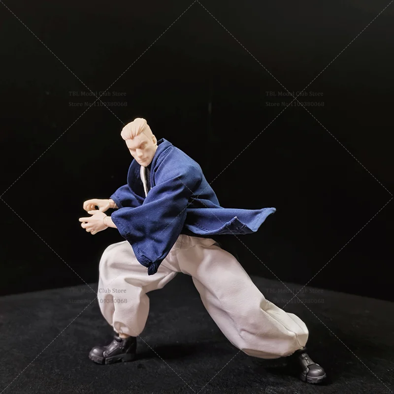 ملابس رجالية بمقياس 1/12 Gosan-ke Gojo Satoru VS Ryomen Sukuna Shinjuku Kessen For SHF Romankey 6 بوصة جندي شخصيات الحركة #4