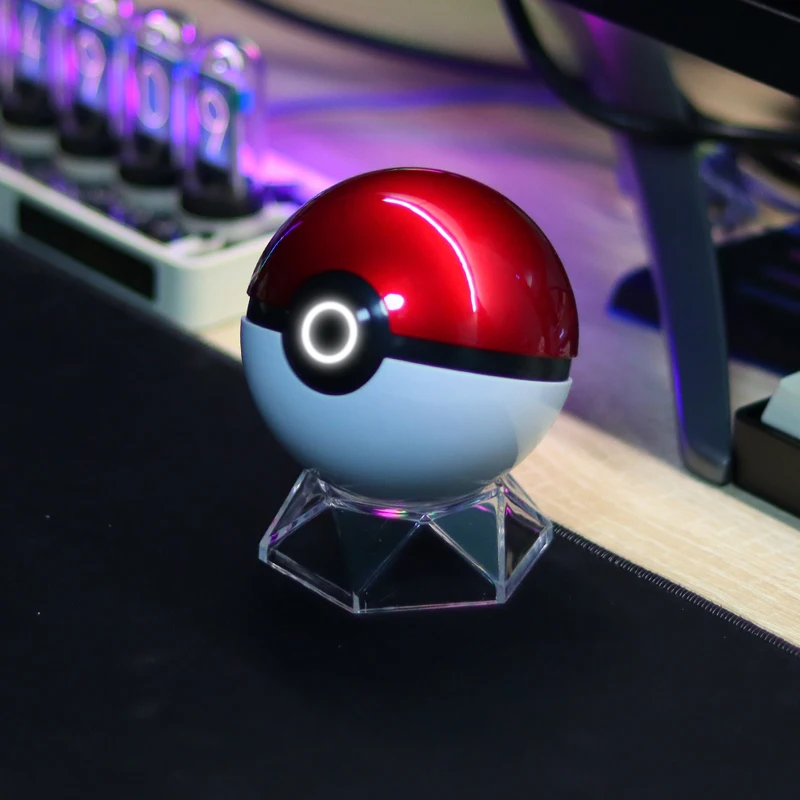 Anime Pokemon Poke Ball Desktop PC Use Switch Button Wireless Power Start ON/OFF Controller Support Motherboard USB PCIE Slot