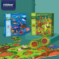 Mideer Secret Forest and Ocean Puzzles Game Children's Toy Jigsaw Montessori Educational Intellectual DIY Gift