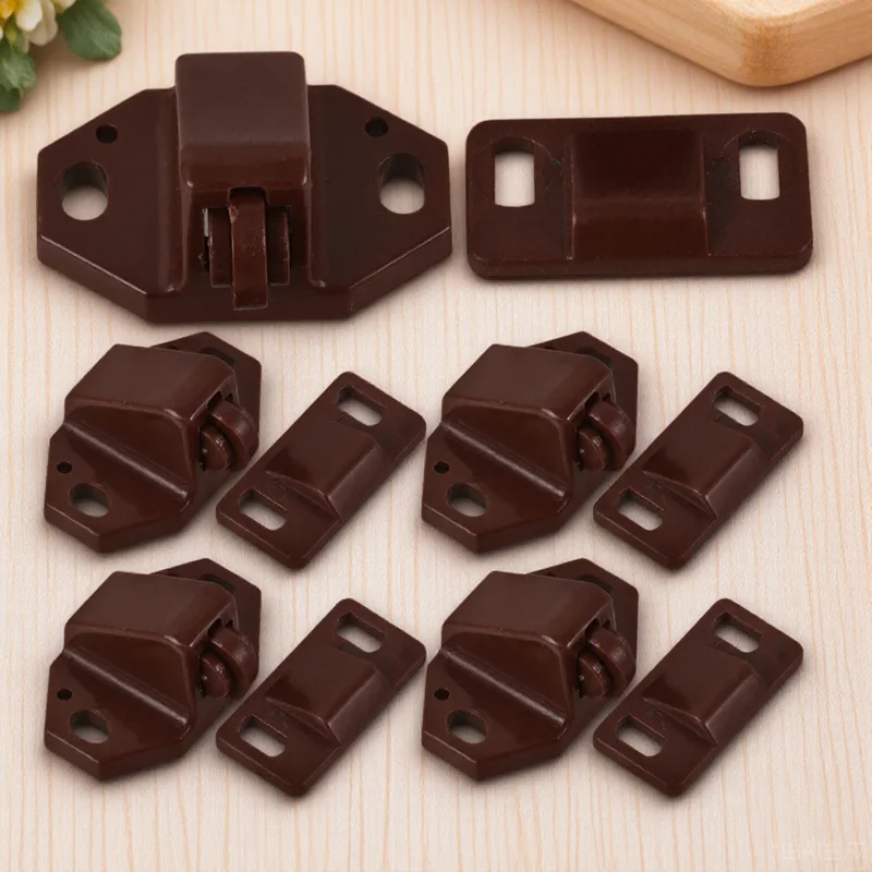 

20Pcs Cabinet Door Latch Ball Catch Heavy Duty Plastic Interior Door Catch for Cupboard Drawer Wardrobe Smooth Reliable Closure