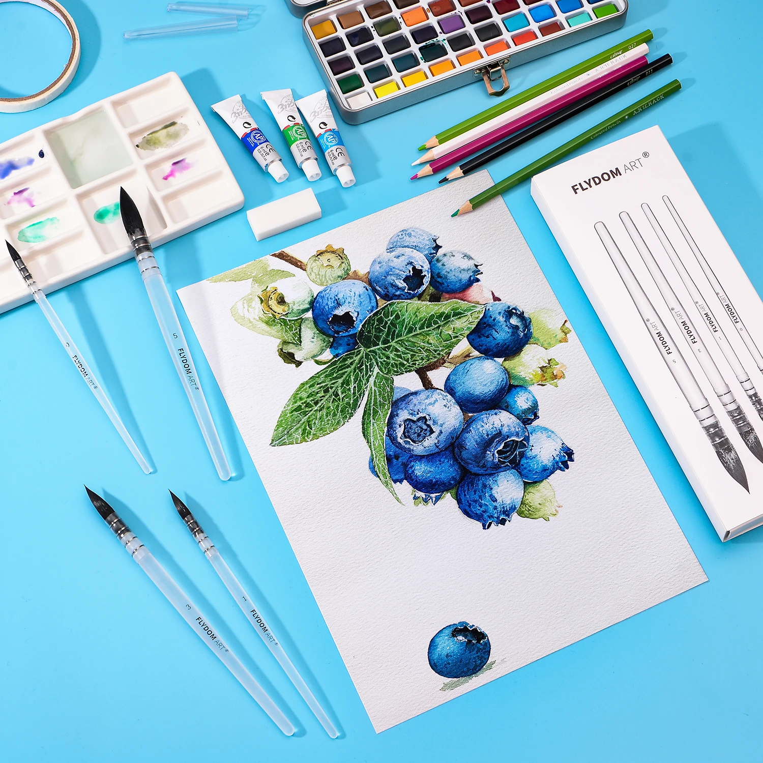 Рисунок 6 - Профессиональный набор кистей для акварели