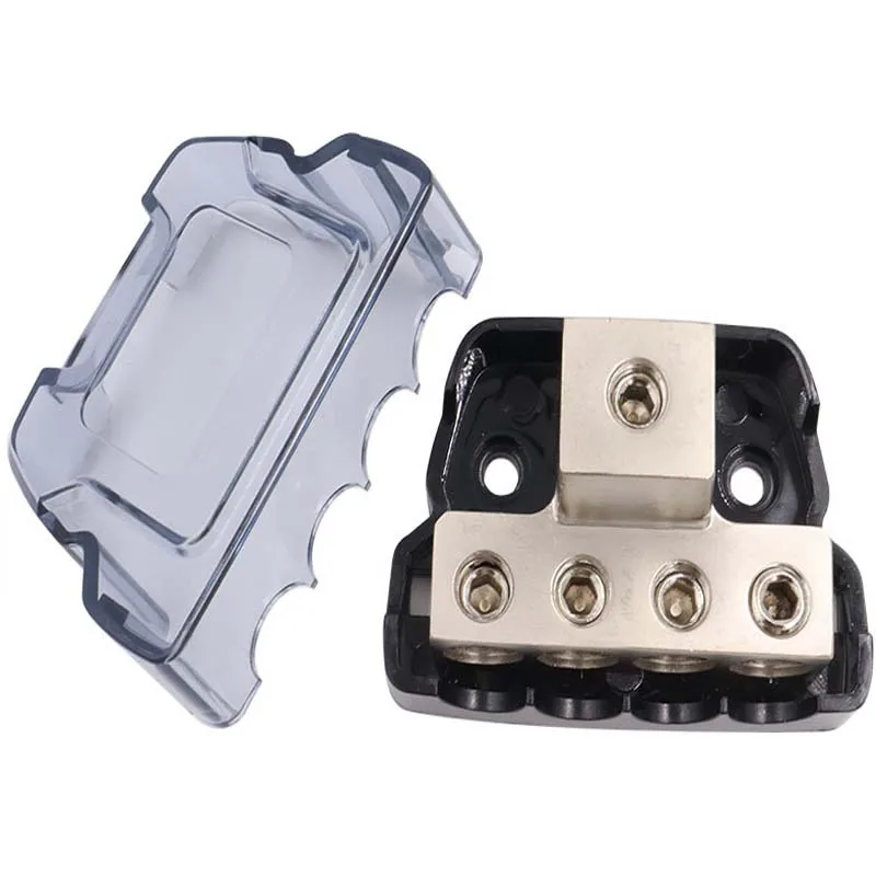 Car Audio Power Safety SeatInside Outside 4 Ground Line Box Junction Box Collection Line Adapter Automotive Accessories