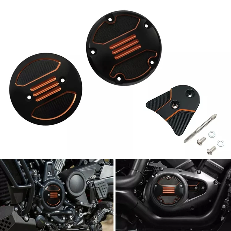 Motorcycle Alternator Clutch Plug Timer Covers Fit For Harley Sportster S RH1250S RA1250S 21-24 Nightster RH975 22-24