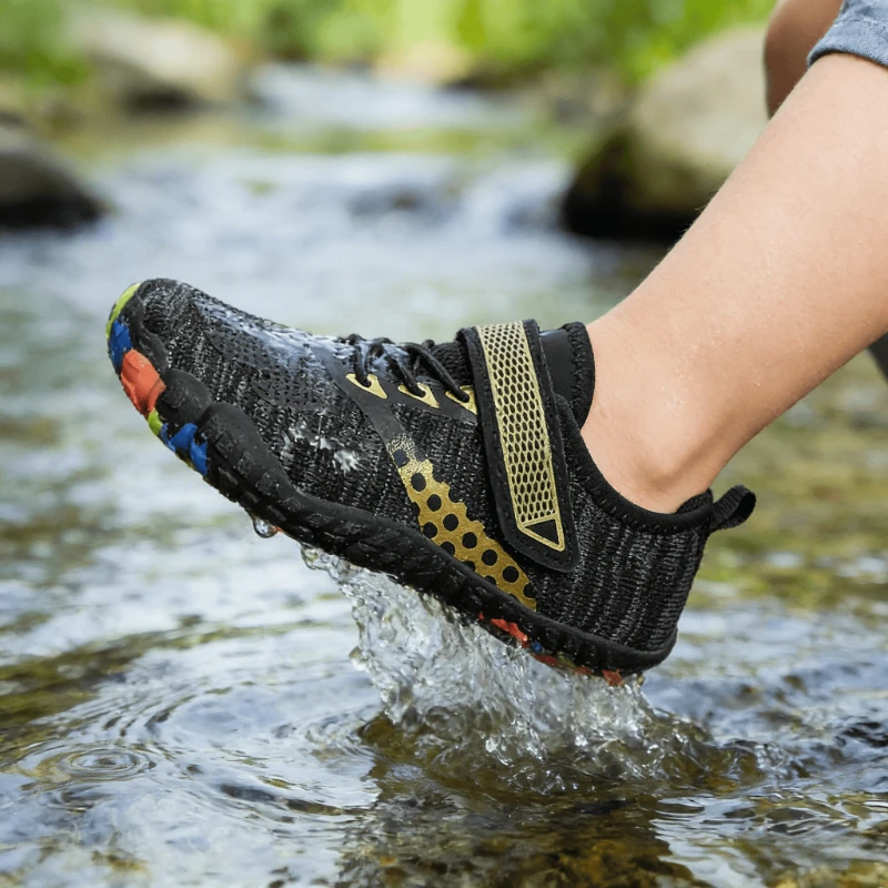 

Летние уличные пятипальцевые кроссовки для походов, обувь для ходьбы по ручьям, пляжные быстросохнущие аквашузы, обувь для плавания