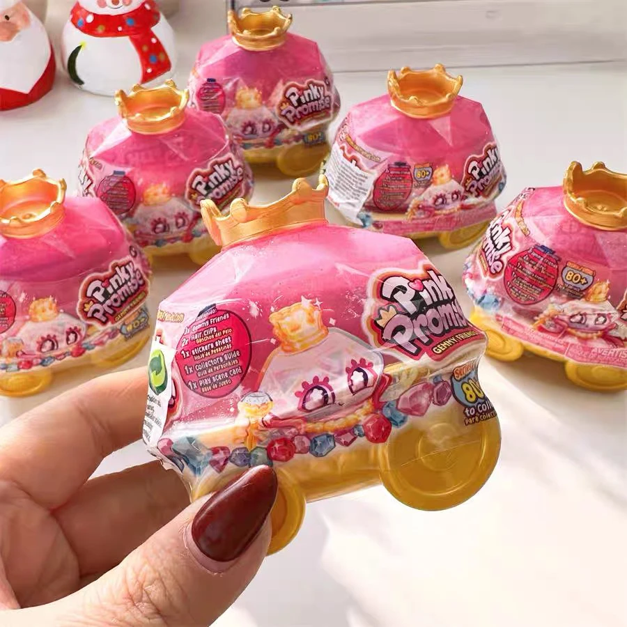 Pinky Promise Gemmy Friends Blind Box Toys Lovely Girl DIY Gemstone Hairpin Ring Bracelet Necklace Model Collect Ornaments Gifts view 4