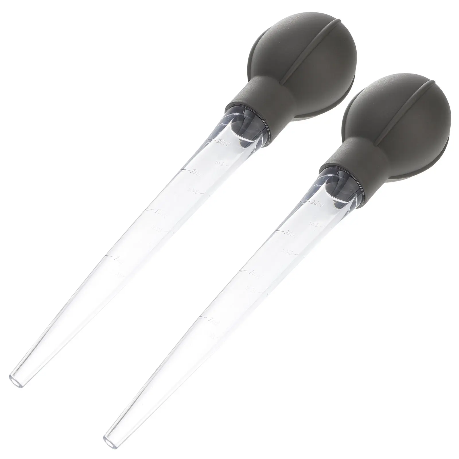 2Pcs Large Measuring Dropper Pipettes Food Safe Transparent Plastic for Strawberry Bourbon Infusion Ice Cream Peach Schnapps