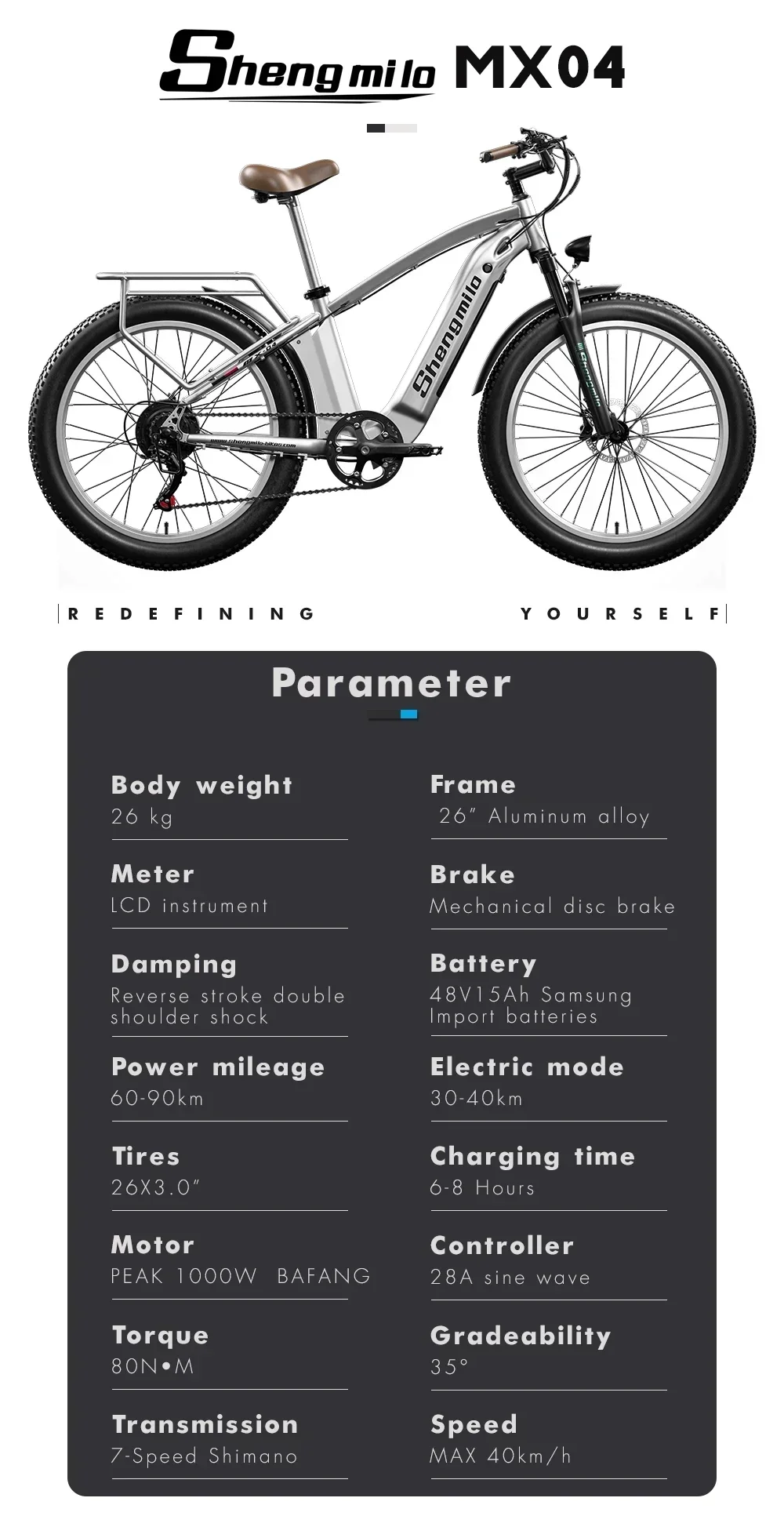 دراجة كهربائية للطرق الوعرة 500 وات محرك عالي السرعة 48V17.5AH بطارية 26 بوصة إطار المدينة مساعدة دراجة إلكترونية 42 كم/ساعة دراجة جبلية إلكترونية