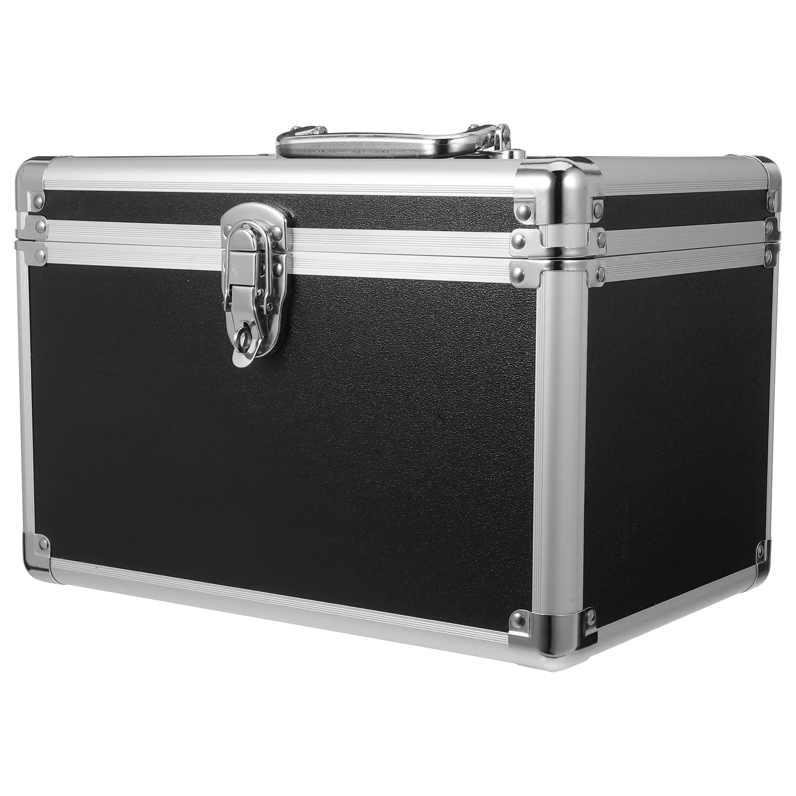 Kotak Penyimpanan Paduan Aluminium Ringan, Kotak Keras Portabel untuk Peralatan, Obat-obatan, Perjalanan, Luar Ruangan, Tas Kerja Logam Genggam