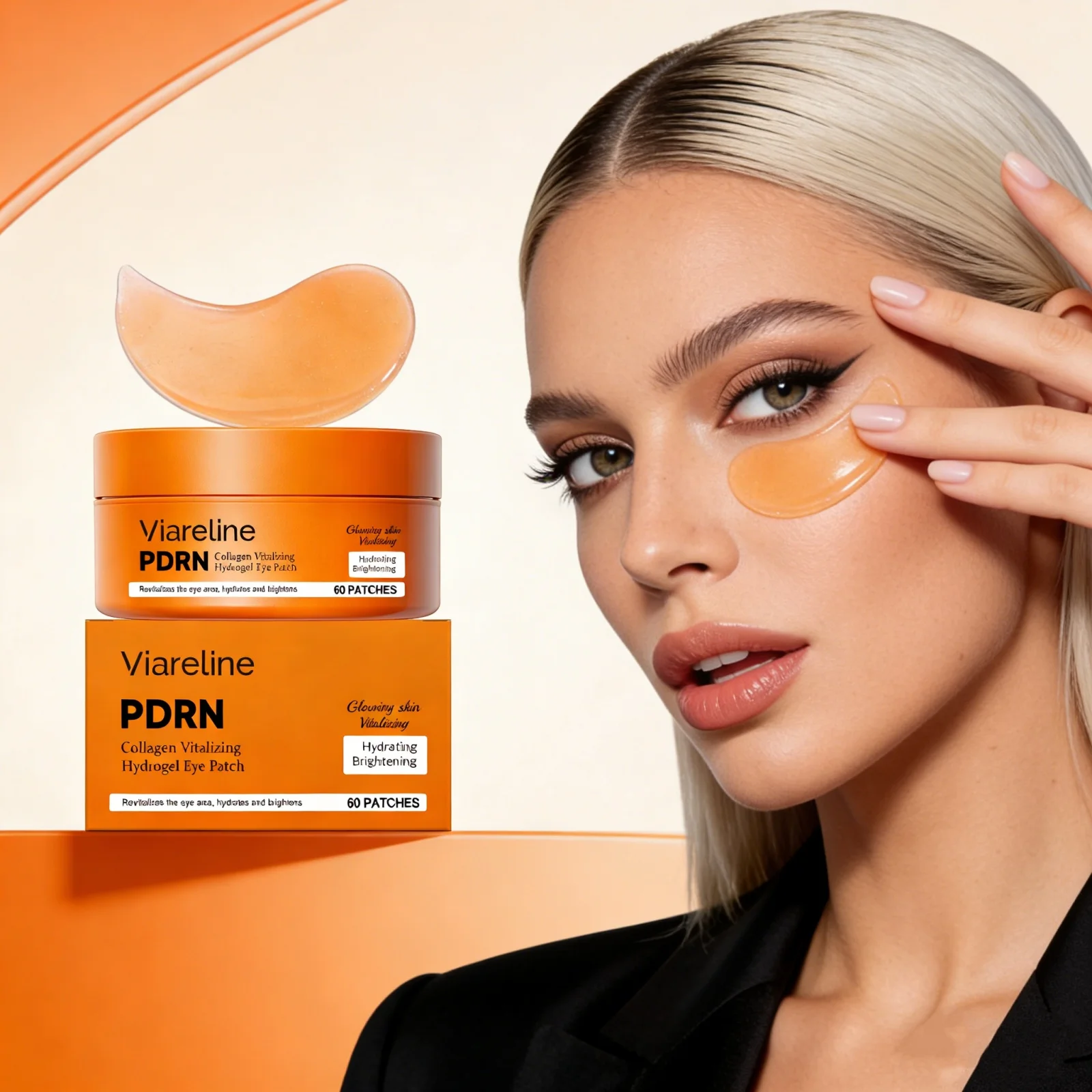 Collagen Nourishing Eye Mask Moisturizing Revitalizing Brighten Remove Dark Circle Reduce Fine Lines Anti-Aging Eye Care Patches