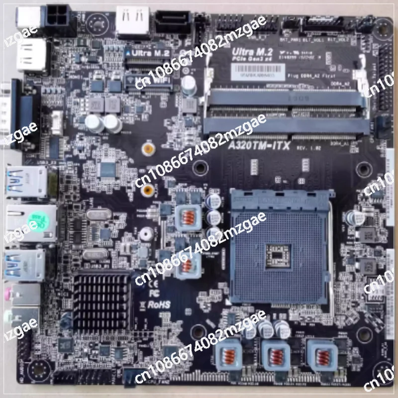 Used disassembled A320TM-ITX motherboard AM4 ultra-thin mini case