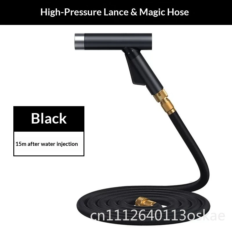 Car wash water gun high pressure powerful spray gun watering hose water pipe pressurized nozzle household faucet washing