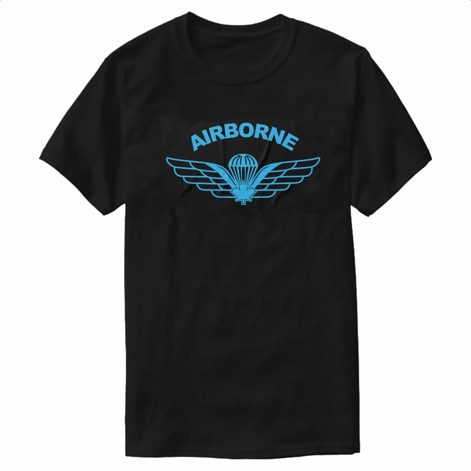 

Canadian Airborne Wings T-Shirt 100% Cotton O-Neck Short Sleeve Summer Casual Mens T-shirt Size S-3XL