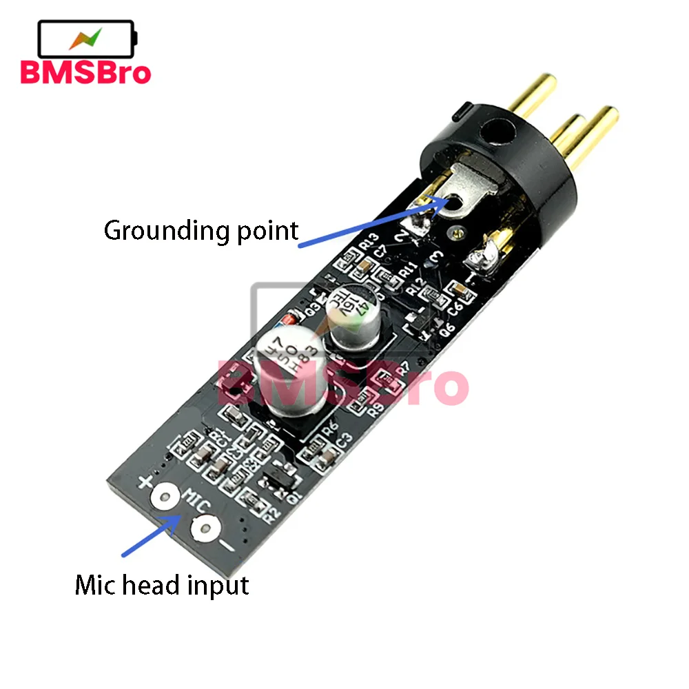 15-48V Phantom Power Electret Condenser Microphone Amplifier Board for K Song Recording Conference Speech 125db