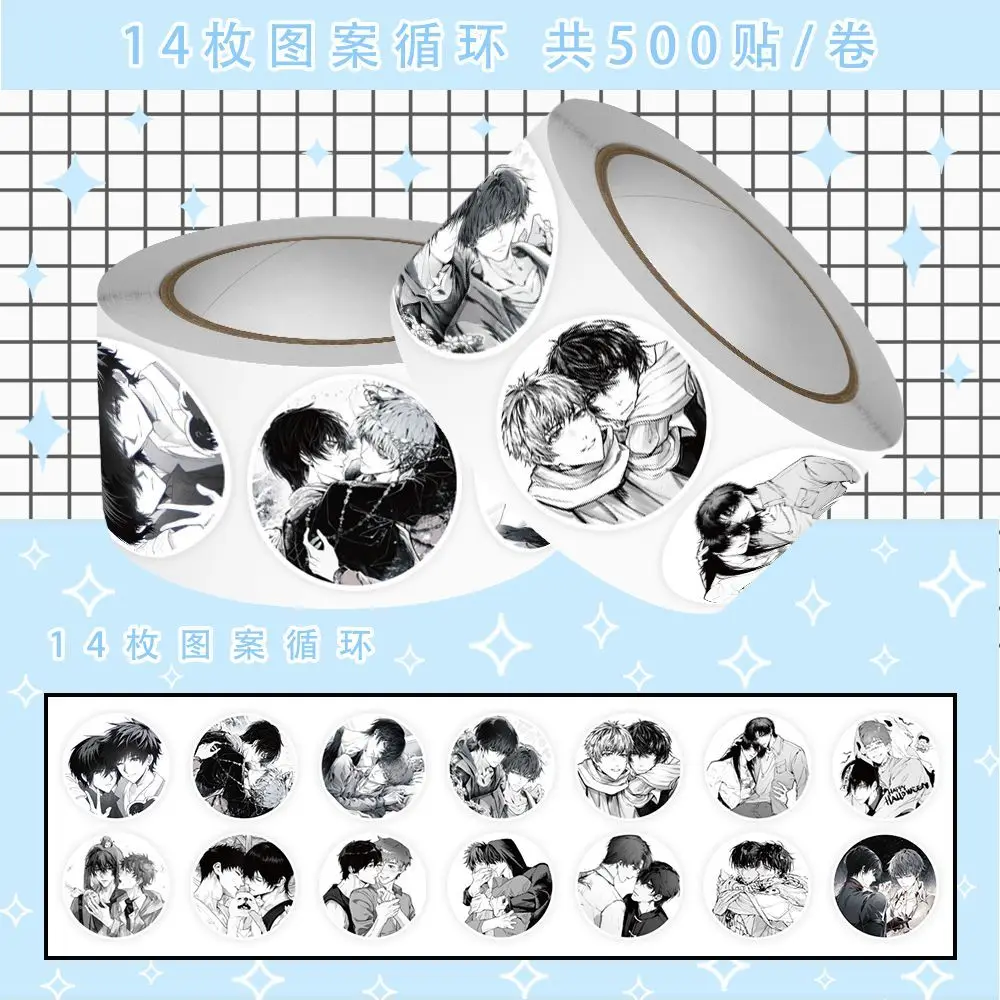 سجلات سجلات القبر ‌   وو شي كيلين تشانغ بطاقات مدارية الكرتون مجلة ديكور الشريط ملصق Kawaii ختم فتاة هدية