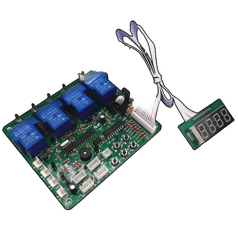 JY-21 4 Digit 4 Channel Timer Board Time Control PCB For Coin Bill Acceptor Car Washing Machine