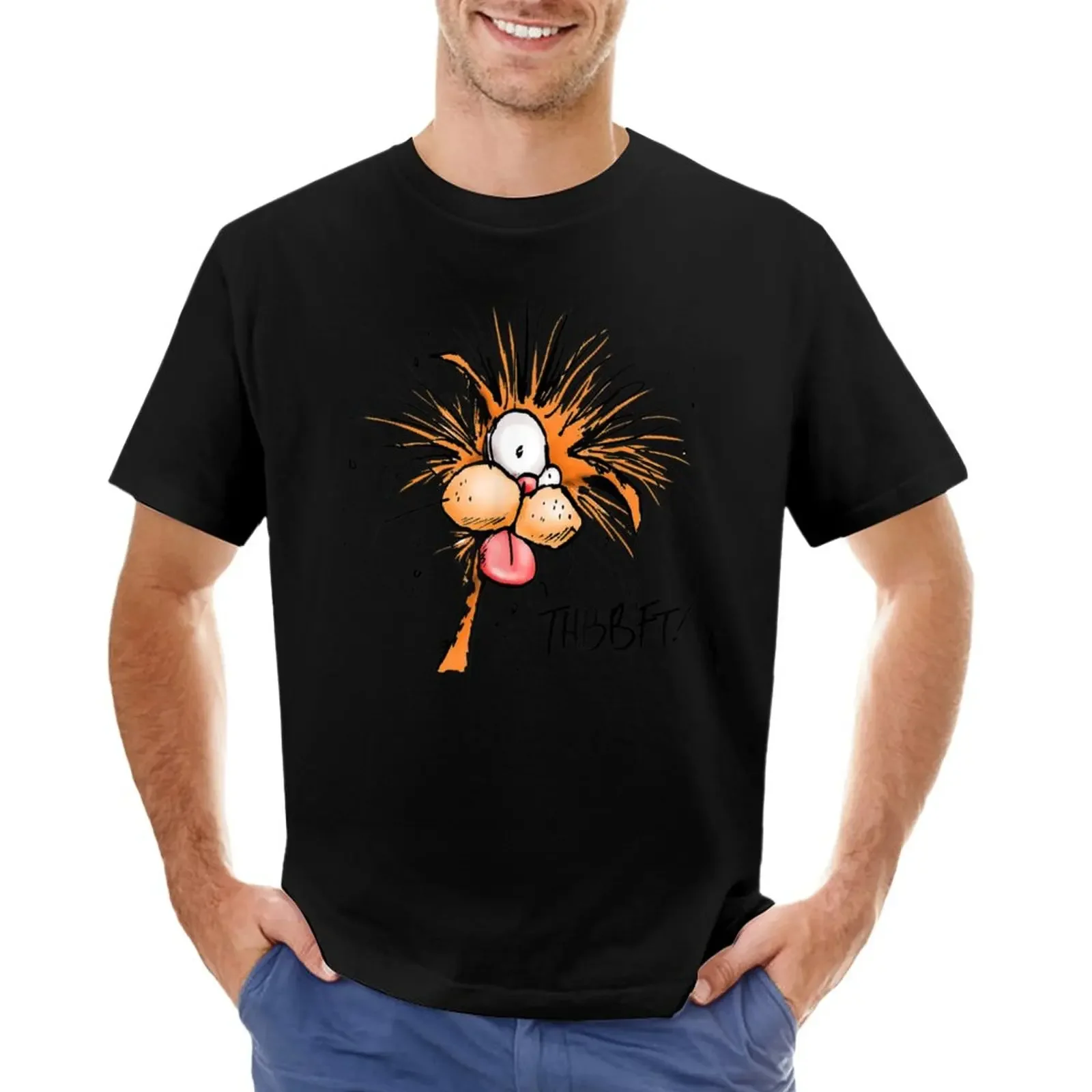 

Bloom County Bill The Cat Thbbft Funny Cartoon Tee Gift T shirt Sticker T-Shirt cute clothes shirts graphic tees mens t shirt