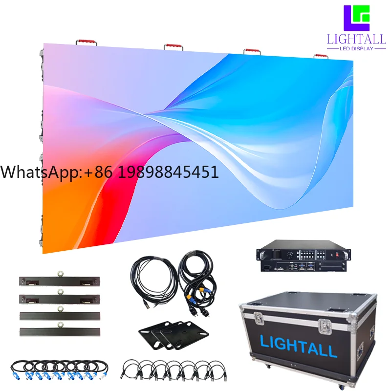 

Наружный светодиодный настенный дисплей P2.6 P2.9 P3.9 P4.8, светодиодный экран для аренды, панель, сценический светодиодный экран