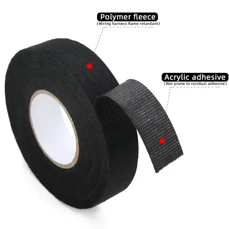 ABSE-Heat Resistants Adhesive Tape Fabric Tape For Automotive Cable Harness Electrical Thermal Tape