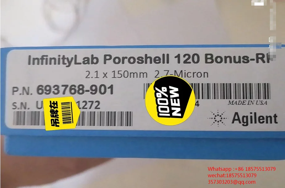 

Agilent Column 693768-901 InfinityLab Poroshell 120 Bonus-RP 2.1x150mm 2.7-Micron