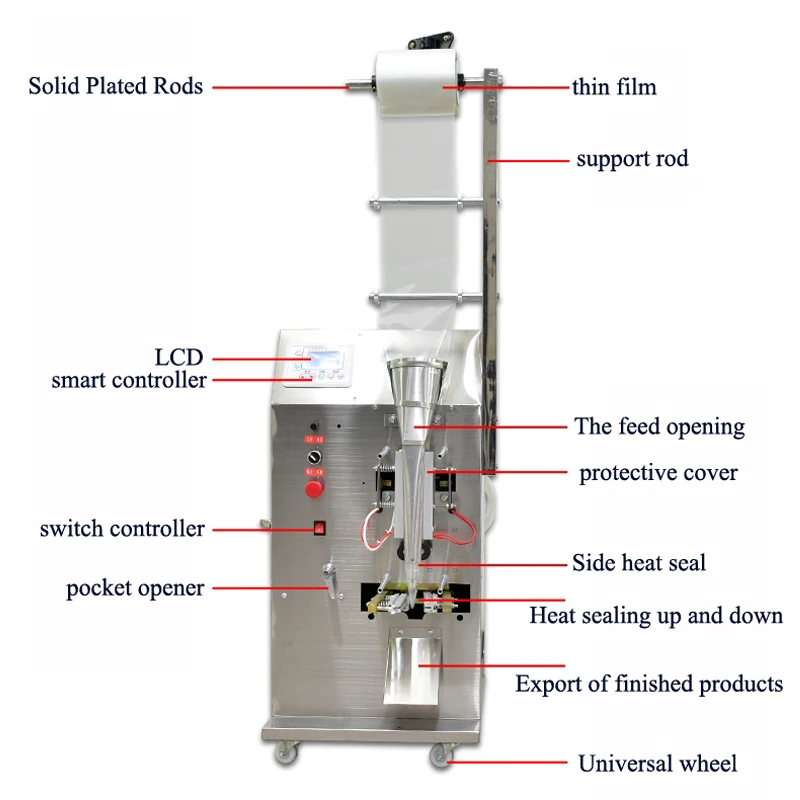 Fully Automatic Liquid Packaging Machine Water Oil Vinegar Beverage Pure Filling Sealing Machine